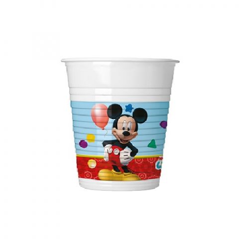 PROCOS Mickey Mouse Plastic Cups 200 ml (8 PCS)