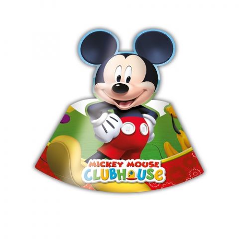 PROCOS Mickey Mouse Party Hats - 6 PCS 