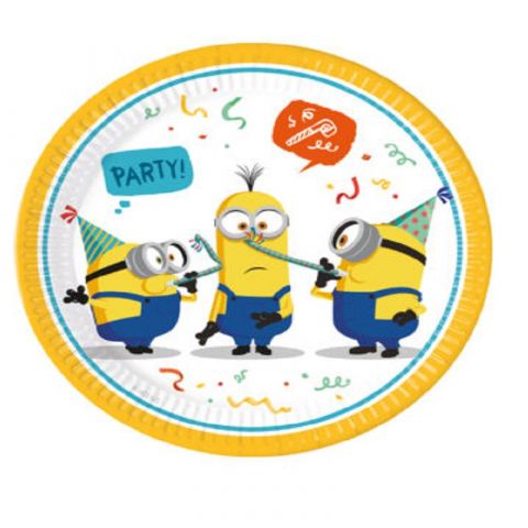 PROCOS Minions, Paper Plates 23 Cm (8 PCS)