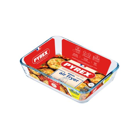 Pyrex Air Fryer Rectangular Dish 0.8L (19×14×5 cm)