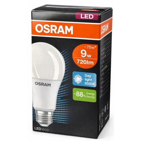 OSRAM LECO CLA 9W/865 230V E27 REGULAR