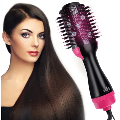One Step Hot Air Brush Hair Styler, Dryer and Volumizer with Swivel Cord