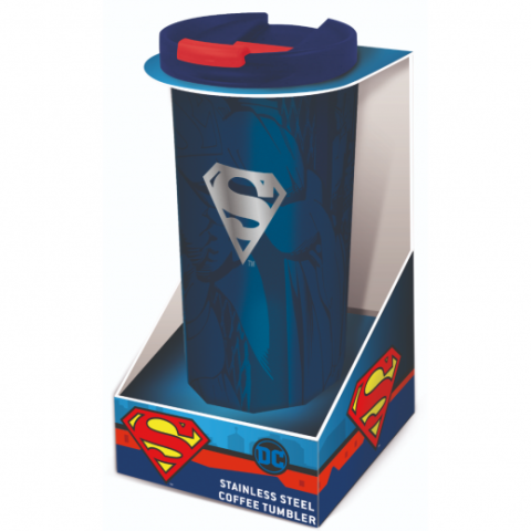 Stor Superman Insulated Stainless Steel Drink Tumbler 425 Ml