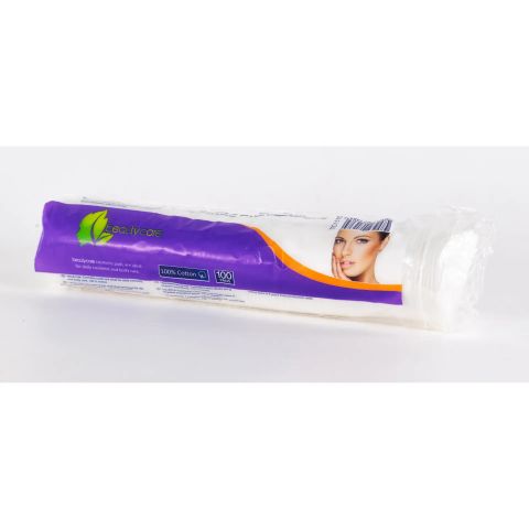 BEAUTY CARE COTTON 100 PADS X 4PCS