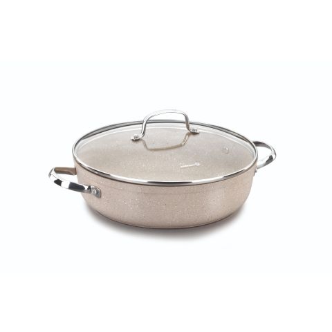KORKMAZ GRANITA LOW CASSEROLE 24X4.5 CM / 2.5 LT