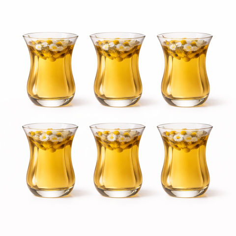 PASABAHCE TEA GLASS AIDA 6 PCS SET 160 ML