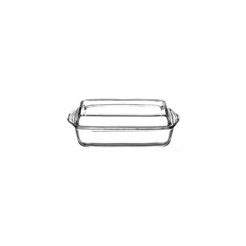 BORCAM RECTANGULAR CASSEROLE WITH LID 2800 ML