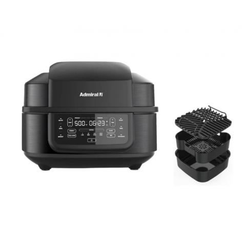 Admiral 1750W Tornado Multifryer Grill 6L - Black