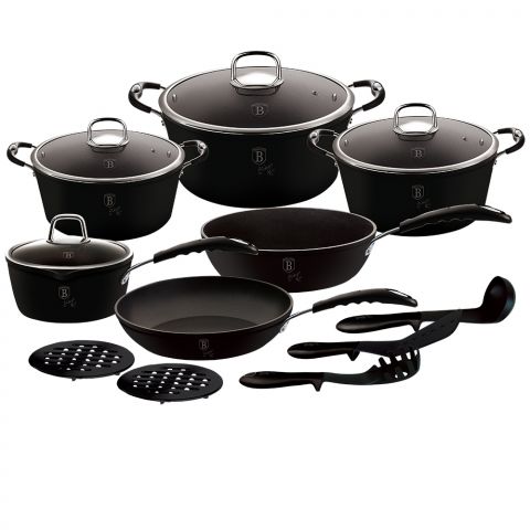 BH 15PCS Cooking Set + FREE Frypan 3 PCS Set (20+24+28cm)