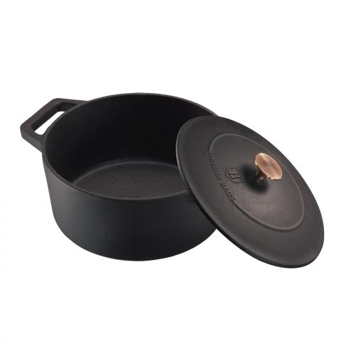 BH CAST IRON CASSEROLE MATT BLACK