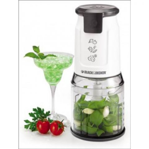 Black + Decker 500W Vertical Dual Blade Chopper