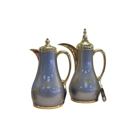 Luxury Tea & Coffee Flask Set of 2 Pcs - Grey 