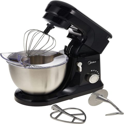 MIDEA - 7 Speed Kitchen Machine, Stainless Steel 4.5 Lt. Bowl, 400 Watts