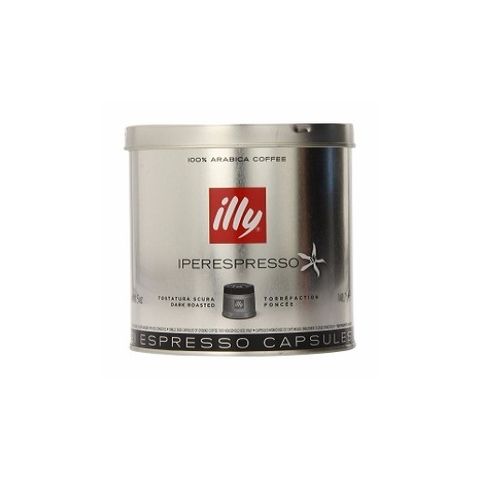 Illy IperEspresso Dark Roasted Coffee - 21 Capsules - Black