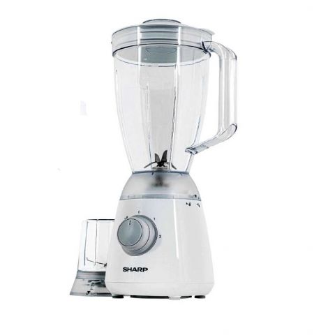 SHARP - 2 Speeds Blender, Plastic Jug 1.5 Lt. with 1 Mill, 400 W
