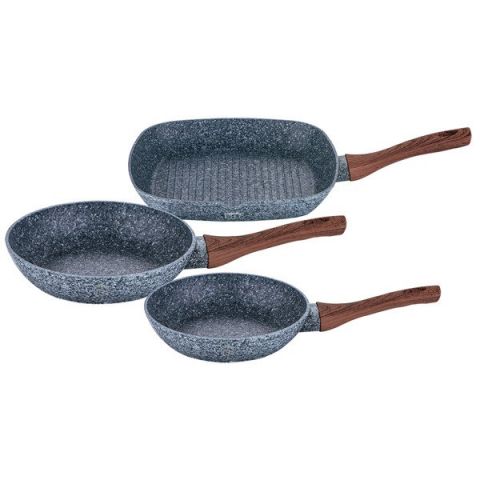 Berlinger Haus 3 PCS Set (2 Frypan + 1 Grill pan) (Forest Line)