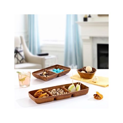 EVELIN Divided Phuket Sauce & Snack Dish