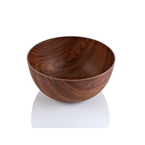 EVELIN Wood Finish Round Bowl