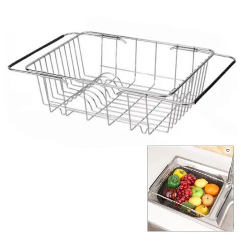 Expandable Dish Drying Rack Over The Sink