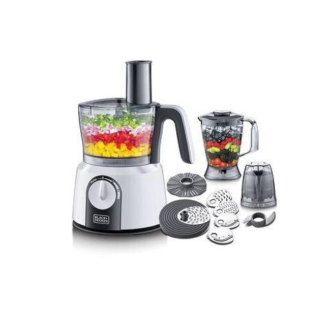 BLACK + DECKER Food Processor 32 Functions 5-in-1 (Blender + Grinder + Dough Maker + Whisker + Food Processor) 1.5 L 1000 W