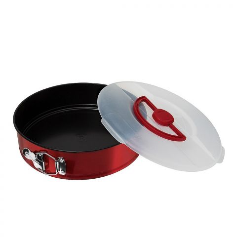 Berlinger Haus Round Springform With Lid (26x6.8 Cm) - Burgundy