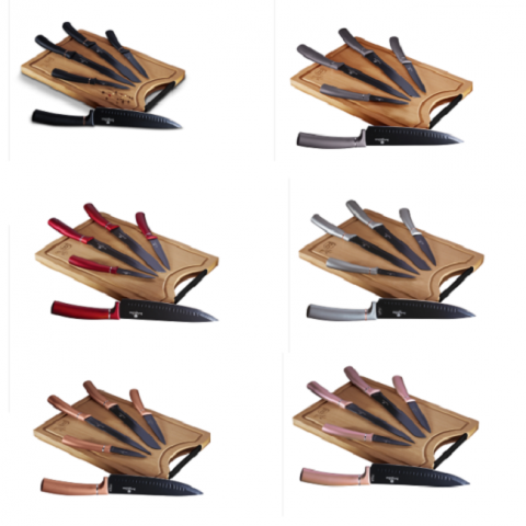 Berlinger Haus 6 PCS Knife Set with Cutting Board
