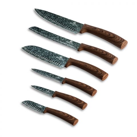 Berlinger Haus 6 Pcs Knife Set Original Wood (Forest Line)