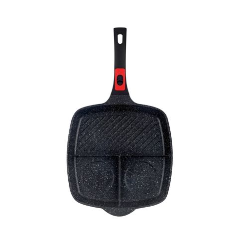 "BH Die-Cast 3 in1 Fry Pan with Detachable Handle 28x28x4.3 CM "