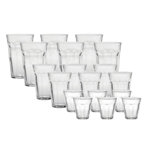 Duralex Picardie Set of 18 PCS
