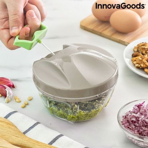 InnovaGoods Spinop Mini Manual Chopper with Cord