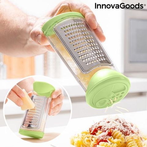 InnovaGoods Cheezy 3-in-1 (Grater, Container-Dispenser and Measurer)