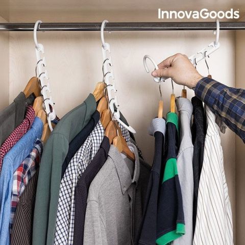 InnovaGoods Hanger Organiser for 40 Items (24 Pieces)