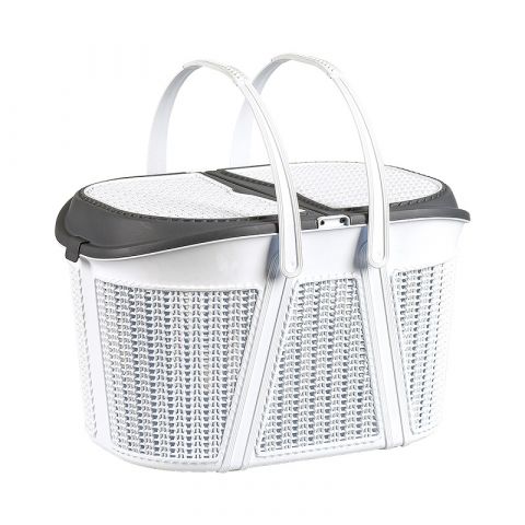 Plast Art Picnic Plastic Basket 25 Lt (45 x 32 x 27 cm)