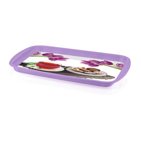 Plast Art Small Tray (Orchid Modlen Patterned)