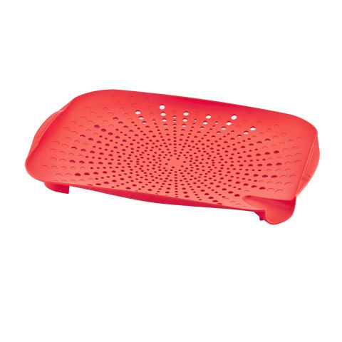 Plast Art Cutting Board With Strainer 26.5 X 36 X 3 Cm