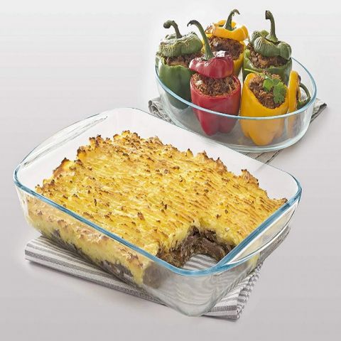 Pyrex Roaster Set Of 2 PCS (2 +2.6 Lt.)
