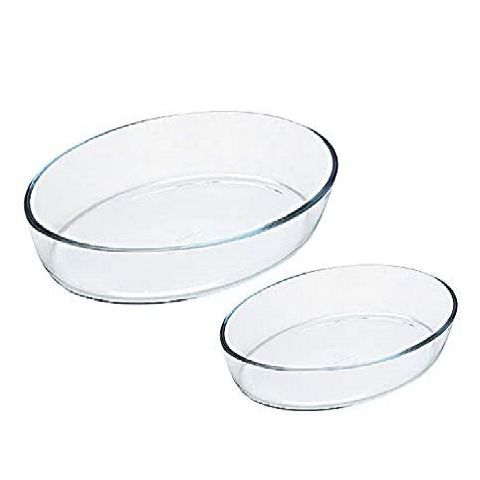 Pyrex Oval Roaster Set of 2  PCS (4 + 2 Lt.)