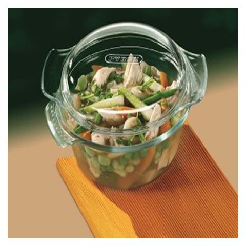 Pyrex Round Casserole With Lid  (1.1 Lt. + 0.3 Lt.)