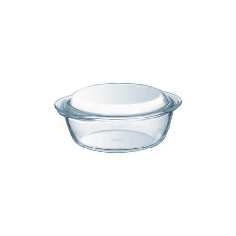 Pyrex Round Casserole with Lid (1 L + 0.4 L)