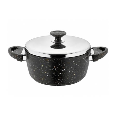 Saflon Granite Pot with Steel Lid