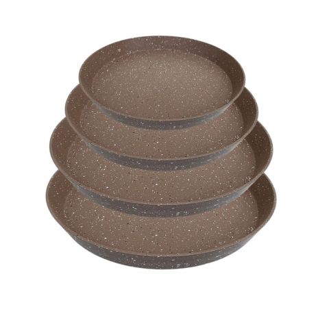 SAFLON 4PCS PIZZA TRAY SET 32+28+24+20 CM