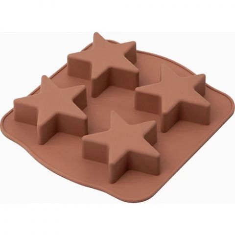 Silicolife Star Shape Cake & Cookies Mold Of 4 Pcs
