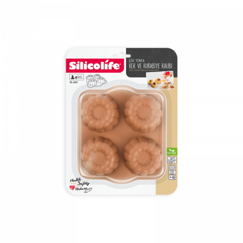 Silicolife Shamrock Shape Cake & Cookies Mold Of 4 Pcs