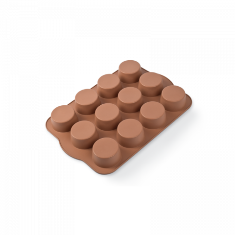 Silicolife Cylinder Shape Cake Mold Of 12 Pcs