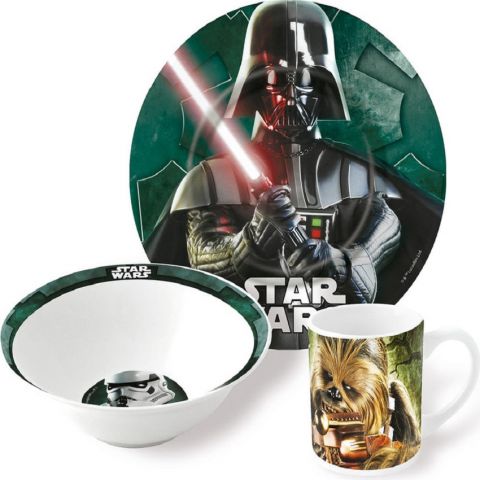 STOR Star Wars Reality Ceramic Snack Set 3 PCS 