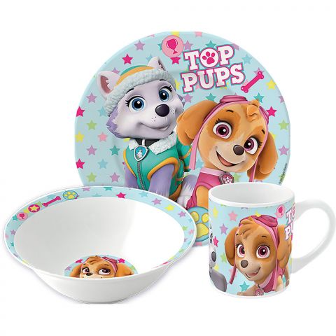 STOR Paw Patrol Ceramic Snack Girls Set of 3 PCS