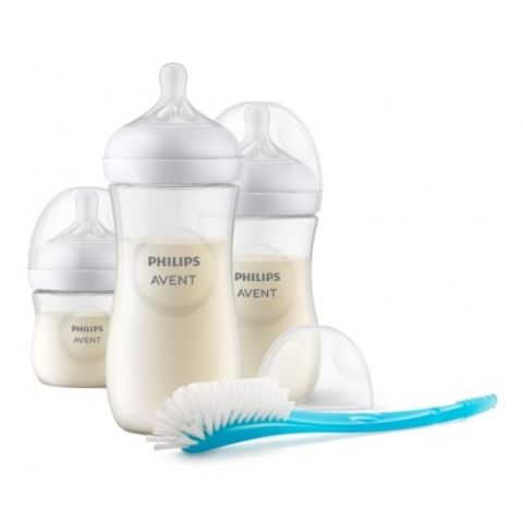PHILIPS AVENT NATURAL 3.0 FEEDING NEWBORN GIFT SET W/ 3 BOTTLES