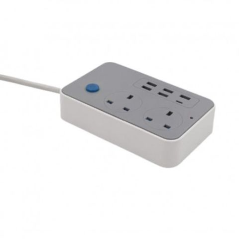 TOTAL EXTENSION 2BS SOCKETS, 2M, 5USB & 1TYPE 