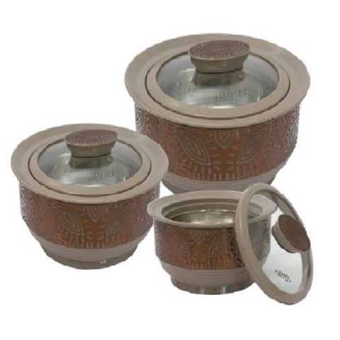 Jaypee Clayo Royal Thermoware Casserole Set of 3 PCS (1000 + 1500 + 2000 ml)