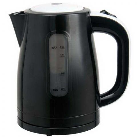 ORCA - 1.5 Lt. Plastic Kettle 2200 W - Black